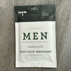SpaLife Cooling Mint Foot Sock Treatment for Men